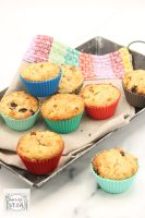 Havermoutmuffins met appel en rozijnen