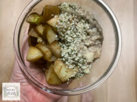 havermoutpap met gestoofde peer