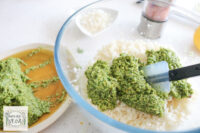 bloemkool met dille sinasappelpesto