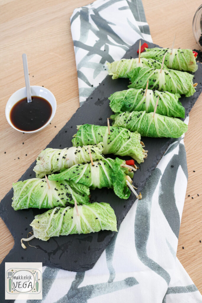 Chinese koolrolletjes met groente