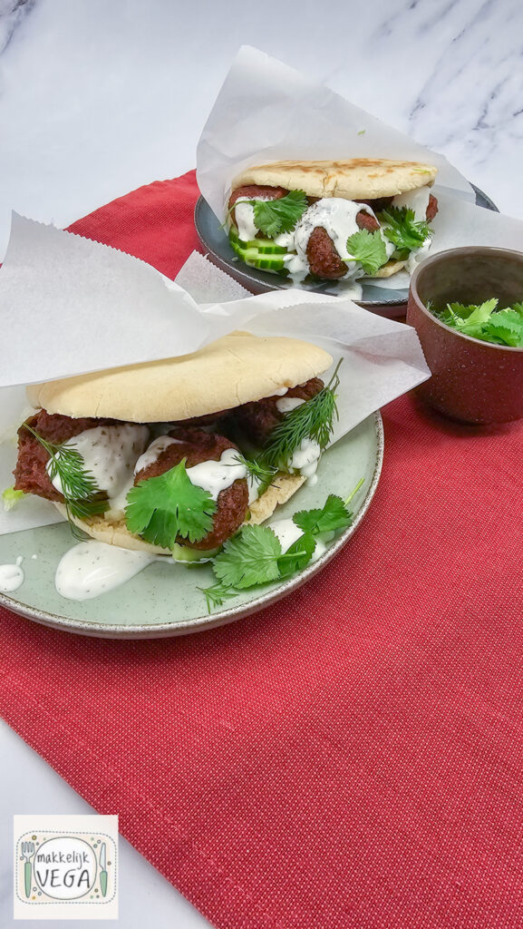 pita's met bietenfalafel