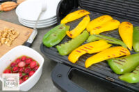 gegrilde paprika met cranberry