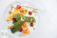 gegrilde paprika met cranberry