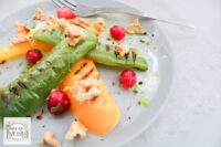 gegrilde paprika met cranberry