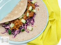 wrap met pulled jackfruit