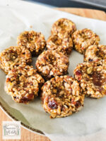 granola vogelnetjes met lemon curd