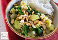 bloemkoolcurry met basmatirijst